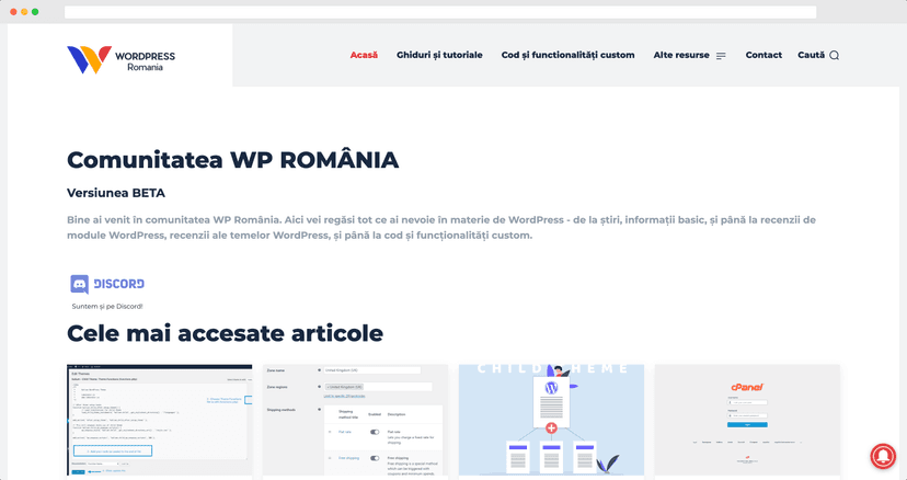 COMUNITATEA WORDPRESS ROMANIA by INNTECH | AI & Automation Agency