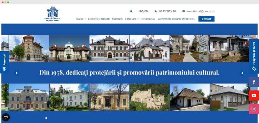 Complexul Muzeal Neamt by INNTECH | AI & Automation Agency