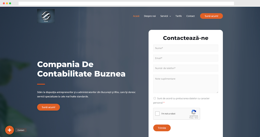 COMPANIA DE CONTABILITATE BUZNEA by INNTECH | Web Development Agency