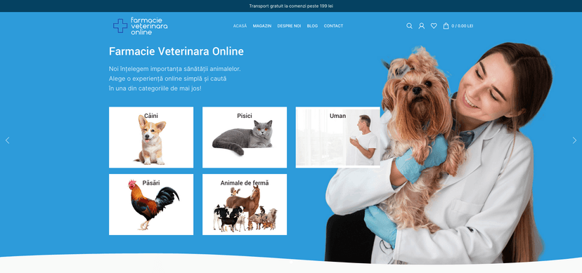 Farmacie Veterinara Online by INNTECH | AI & Automation Agency