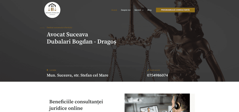 Avocat Dragos Dubalari by INNTECH | AI & Automation Agency